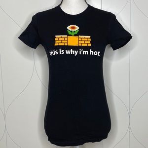 Snorgtees This Is Why I’m Hot Tee black M